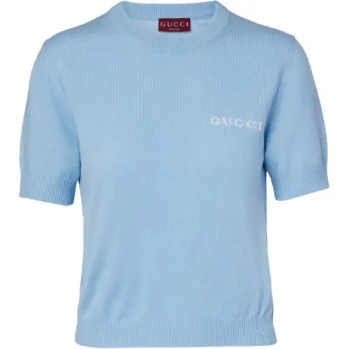 GUCCI Cashmere Top With Intarsia