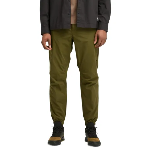 Timberland Casual Pants Men's Olive Green Moderate Cuffed Pants