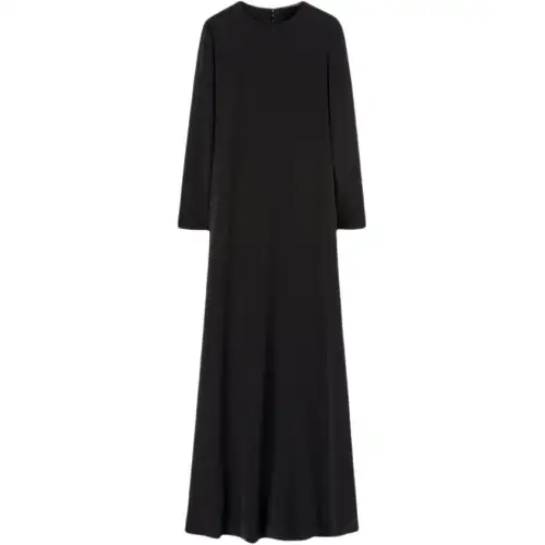 Loro Piana Angelica Dress Long Sleeved Dress Women's Black