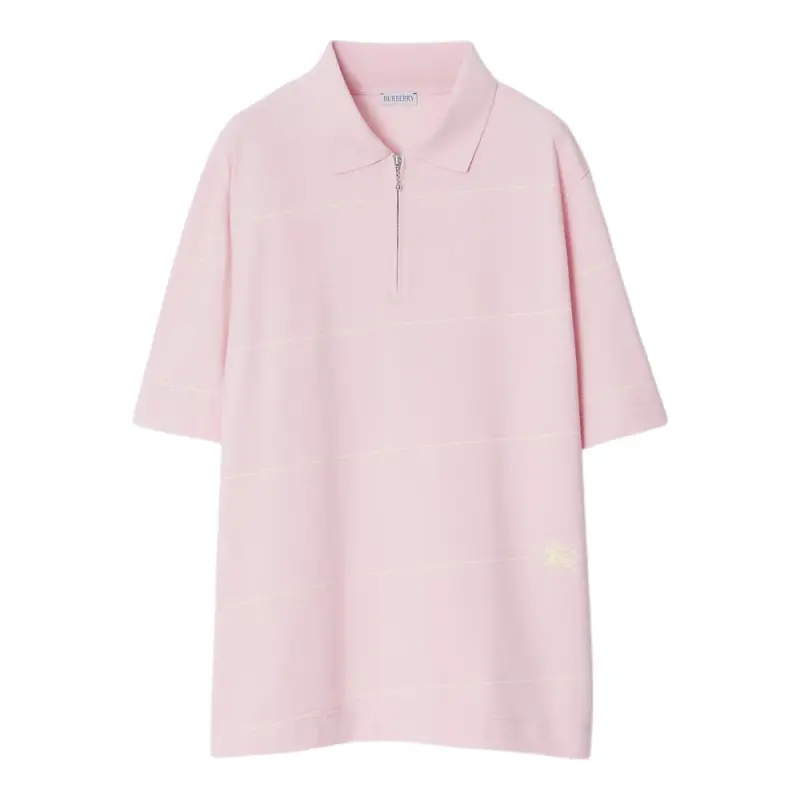 Burberry Polo Shirt Men's Pastel Pink