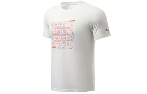 Li Ning Running Collection T Shirt Men's White