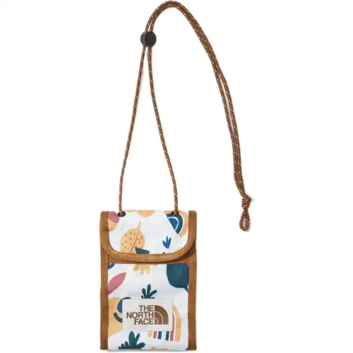 THE NORTH FACE Shoulder Bag, Crossbody Bag, Outdoor Bag Recycled Polyester Yellow Floral Color Men's
