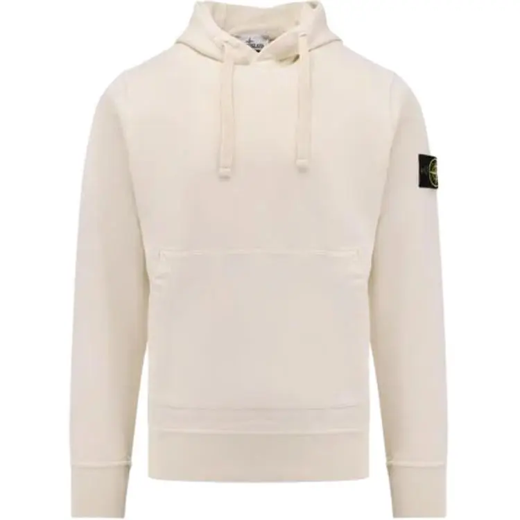 STONE ISLAND Logo Patch Drawstring Hoodie