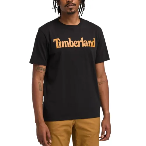 Timberland T Shirts Men's Black Crew Neck