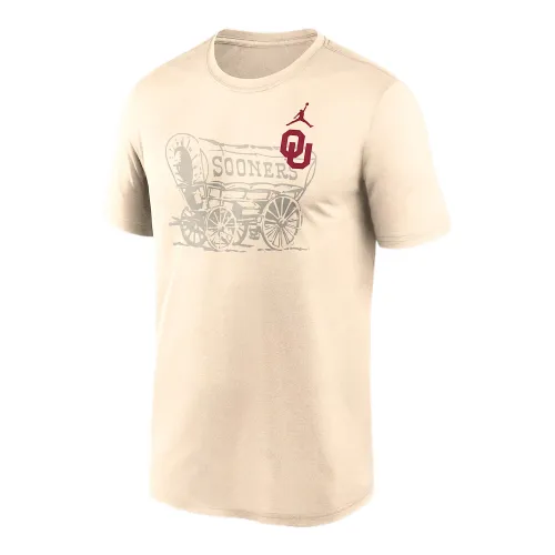 Jordan Oklahoma Campus Legend Shadow Logo Men's Nike Dri FIT College T Shirt