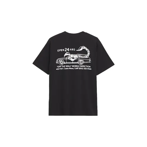 Vans T Shirts Men's Black Crew Neck