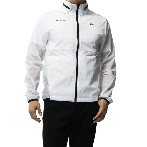 Reebok Jackets Men's White Stand Collar Moderate Other