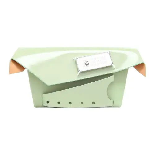 Maison Margiela Leather Box Bag, Dumpling Bag, Shoulder Bag, Crossbody Bag Women's Green