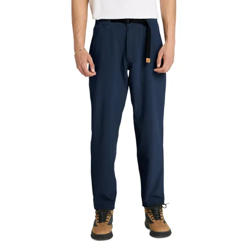 Timberland Casual Pants Men's Navy Blue Moderate Tapered Pants