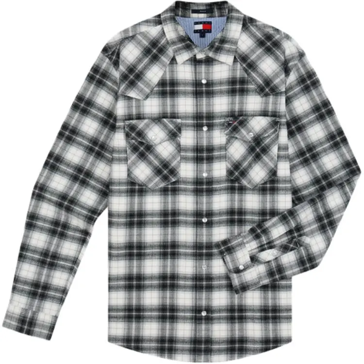 Tommy Hilfiger Shirts Men's Lapel Thickened Straight Fit