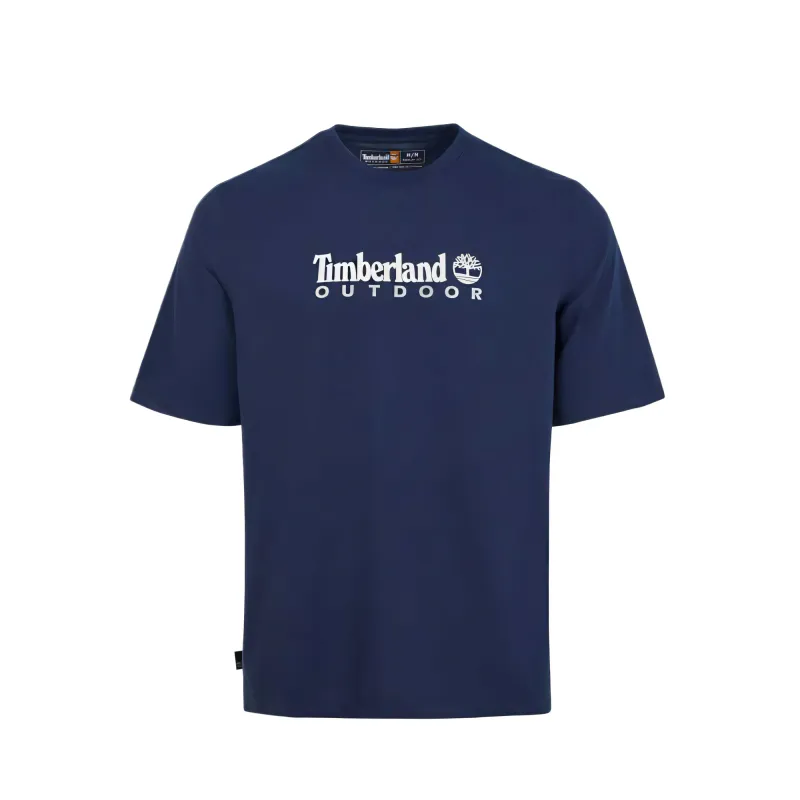 Timberland T Shirts Men's Blue Crew Neck