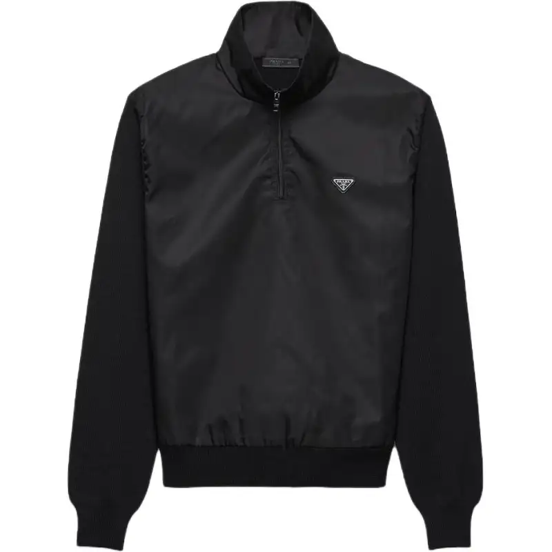 PRADA Superfine Wool Half zipper Sweater