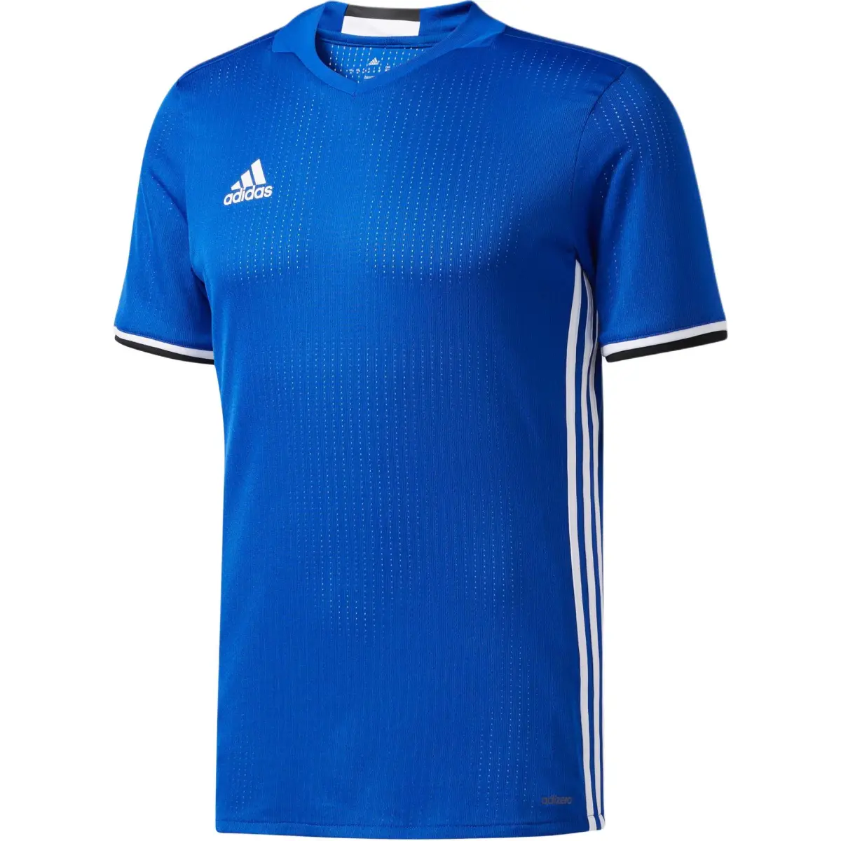 Adidas T-Shirts Men's Cobalt Blue/White V-neck Moderate