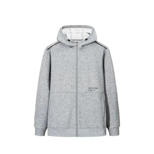 Anta Coat Jacket Men's CD28 Gray Heather Gray