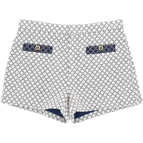 Gucci Patterned Button-Detail Shorts