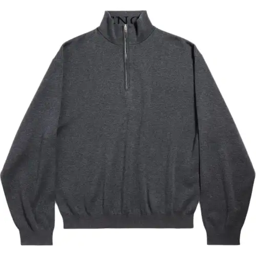 Balenciaga Half Zipped Sweatshirt