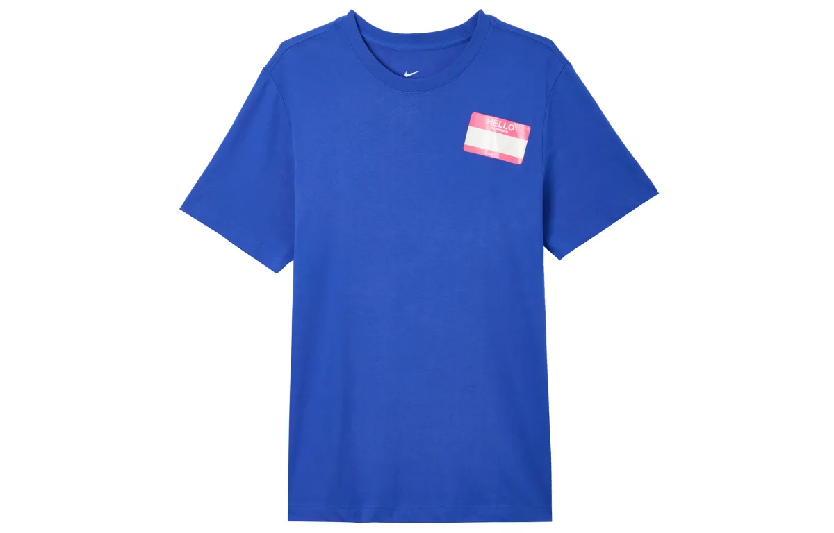 Nike Drop Shoulder Sleeve T-Shirt Men's Blue