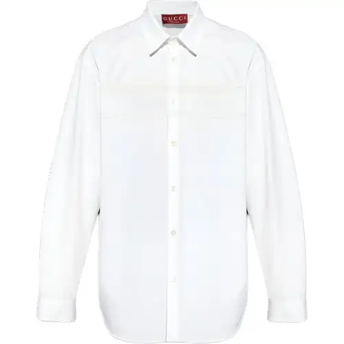 GUCCI Collared Long Sleeve Shirt