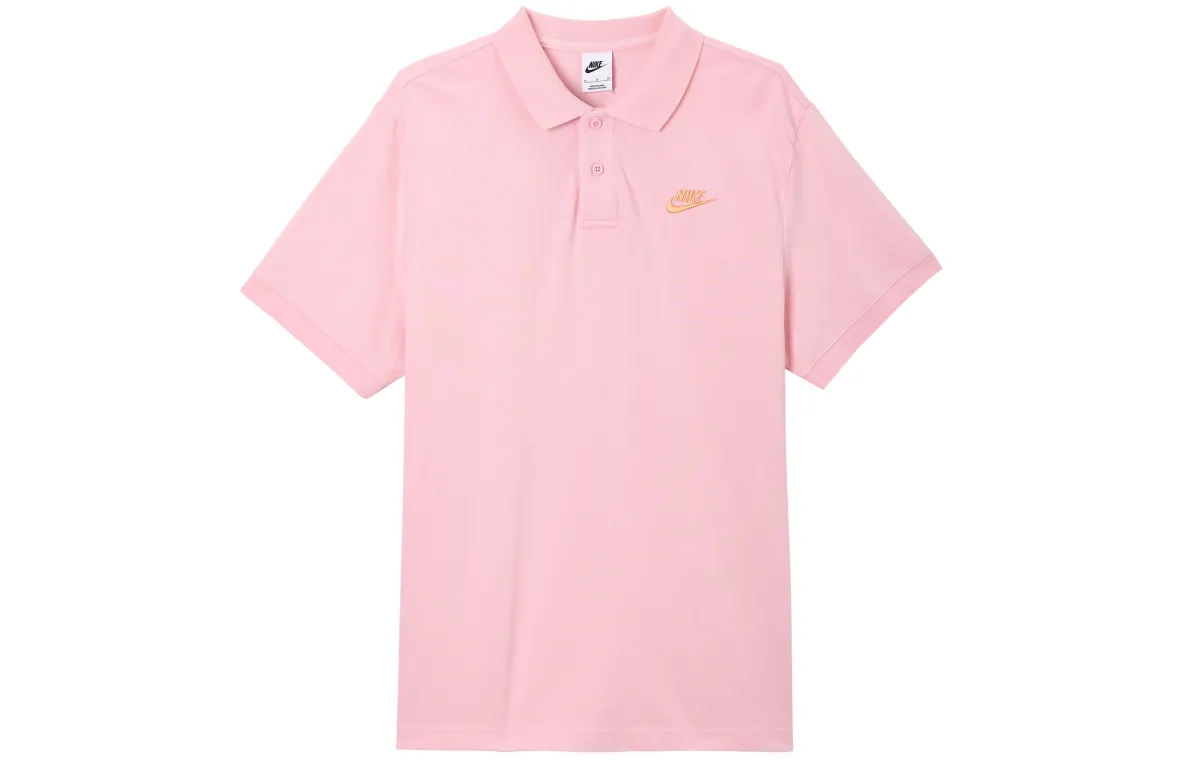 Nike Polo Shirts Men's Pink Moderate