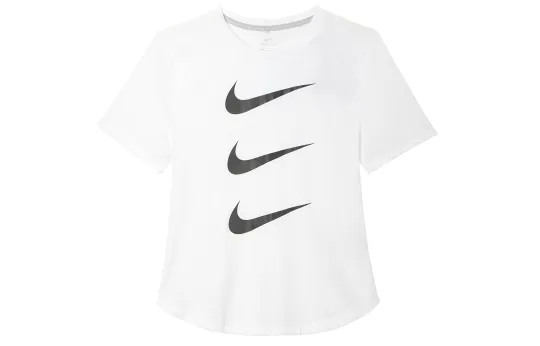 Nike Set in Sleeve Running T Shirt Women's White