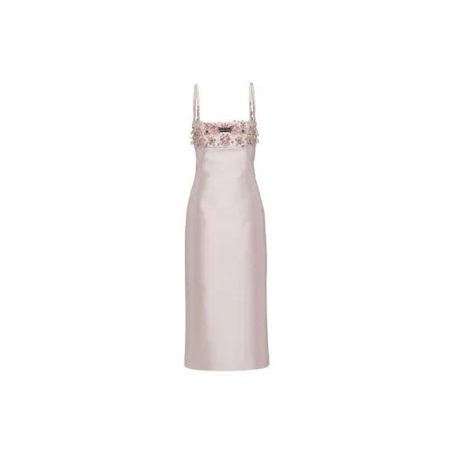 MIU MIU SS23 Sleeveless Dress Women's Light Pink Red