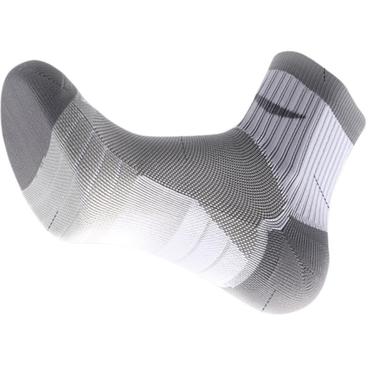 Li Ning Running Socks Unisex 3 Pack Gray White