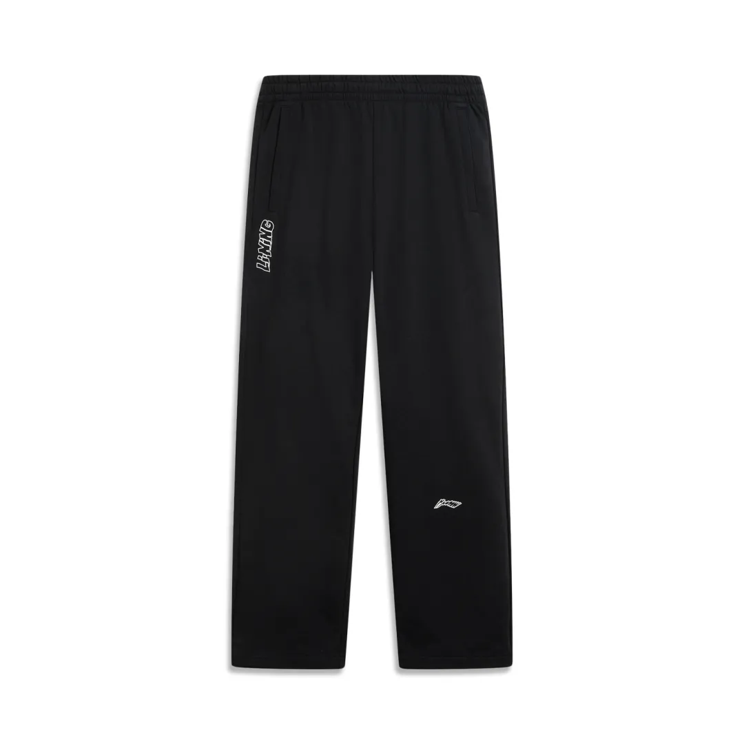 Li Ning Sports Life Collection Knitted Sweatpants Men's Black