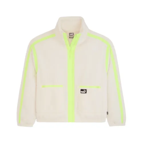 PUMA Jackets Women's White Stand Collar Moderate Other