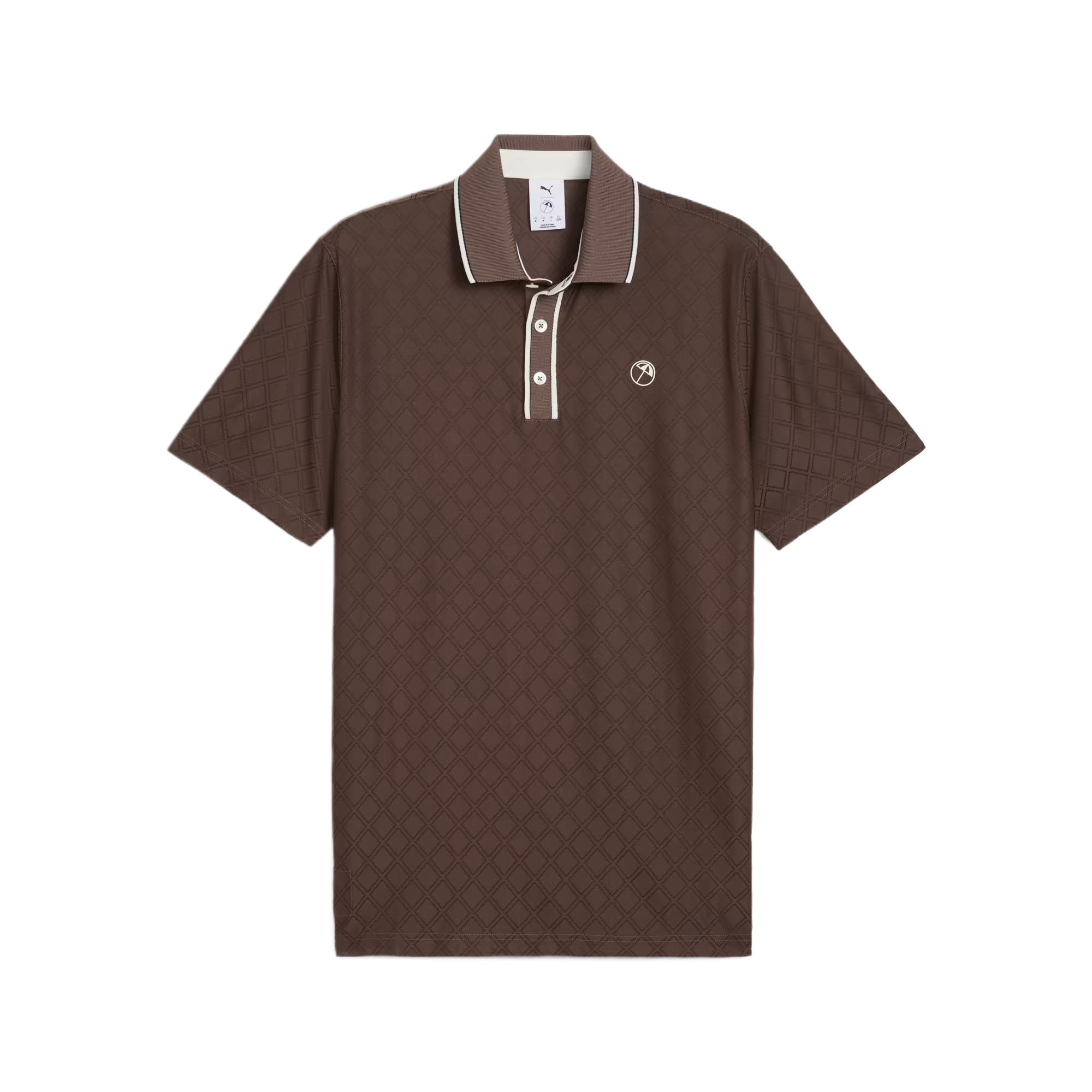 PUMA X Golf Clothing Men’s Brown Polo Collar Moderate