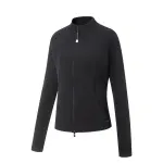 Li Ning Fitness Series Fleece Lined Thermal Slim Fit Casual Stand Collar Athleisure Letter Embroidery Jacket Women's