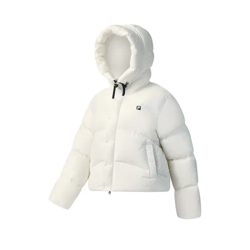 FILA Fitness Down Jacket Women's Cloud White