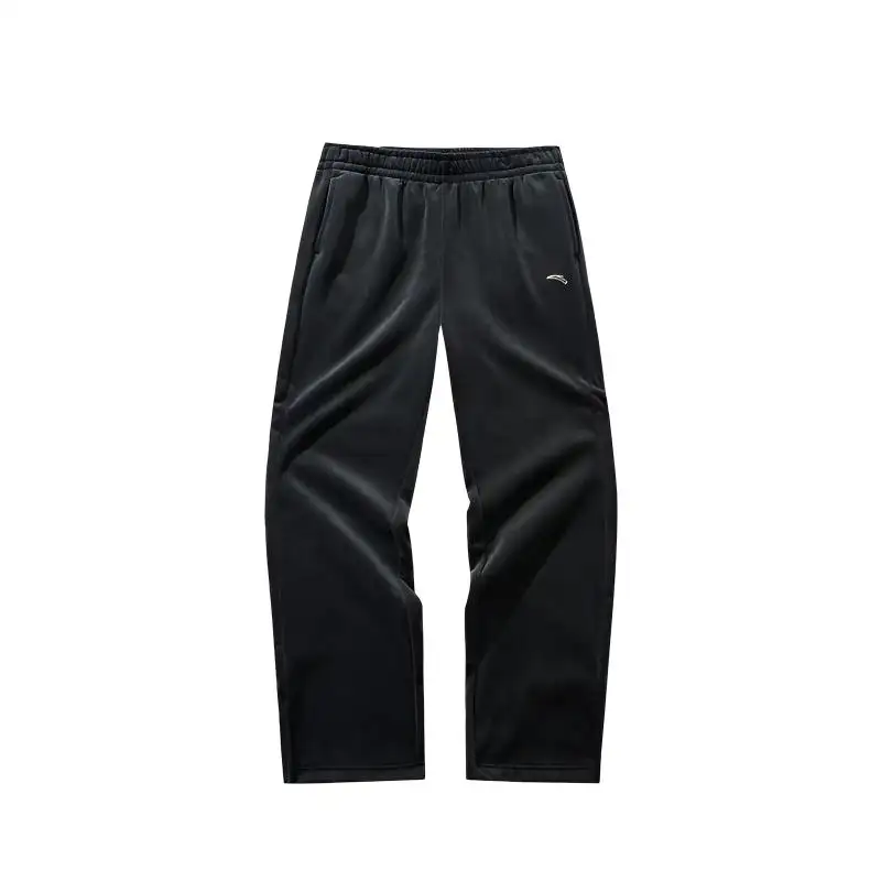 Anta Variety Training Collection Knitted Sweatpants Women's Basic Black