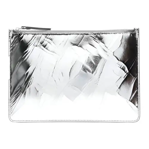 Maison Margiela Calfskin Clutch Men's Silver