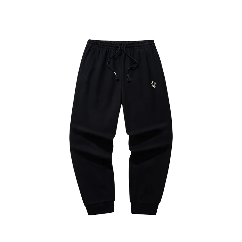 Anta Knitted Sweatpants Men's Basic Black
