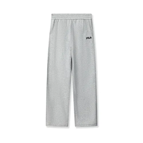 FILA ORIGINALE Drawstring Women's Sweatpants Fleece Lined, Fashion Minimalist Style Thermal Loose Fit Straight Fit