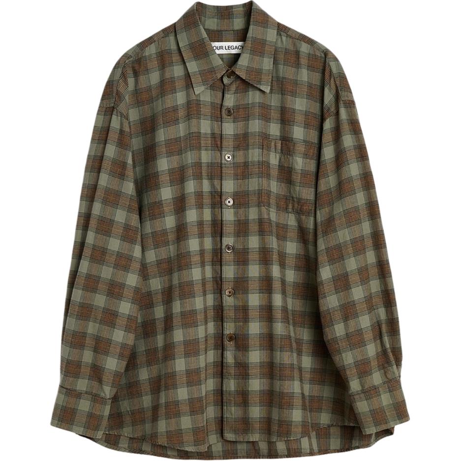 Мужская рубашка OUR LEGACY FW25 (в клетку)