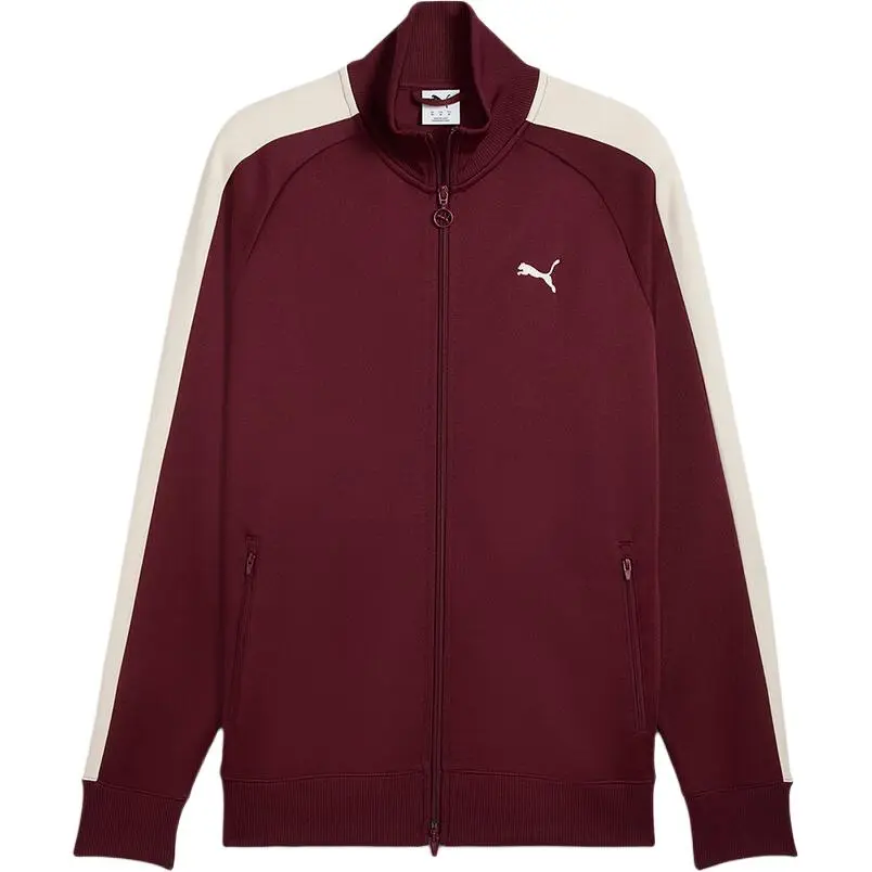 PUMA T7 Jackets Men's Red Stand Collar Moderate Other