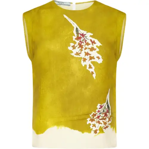 PRADA Sleeveless Paper Top