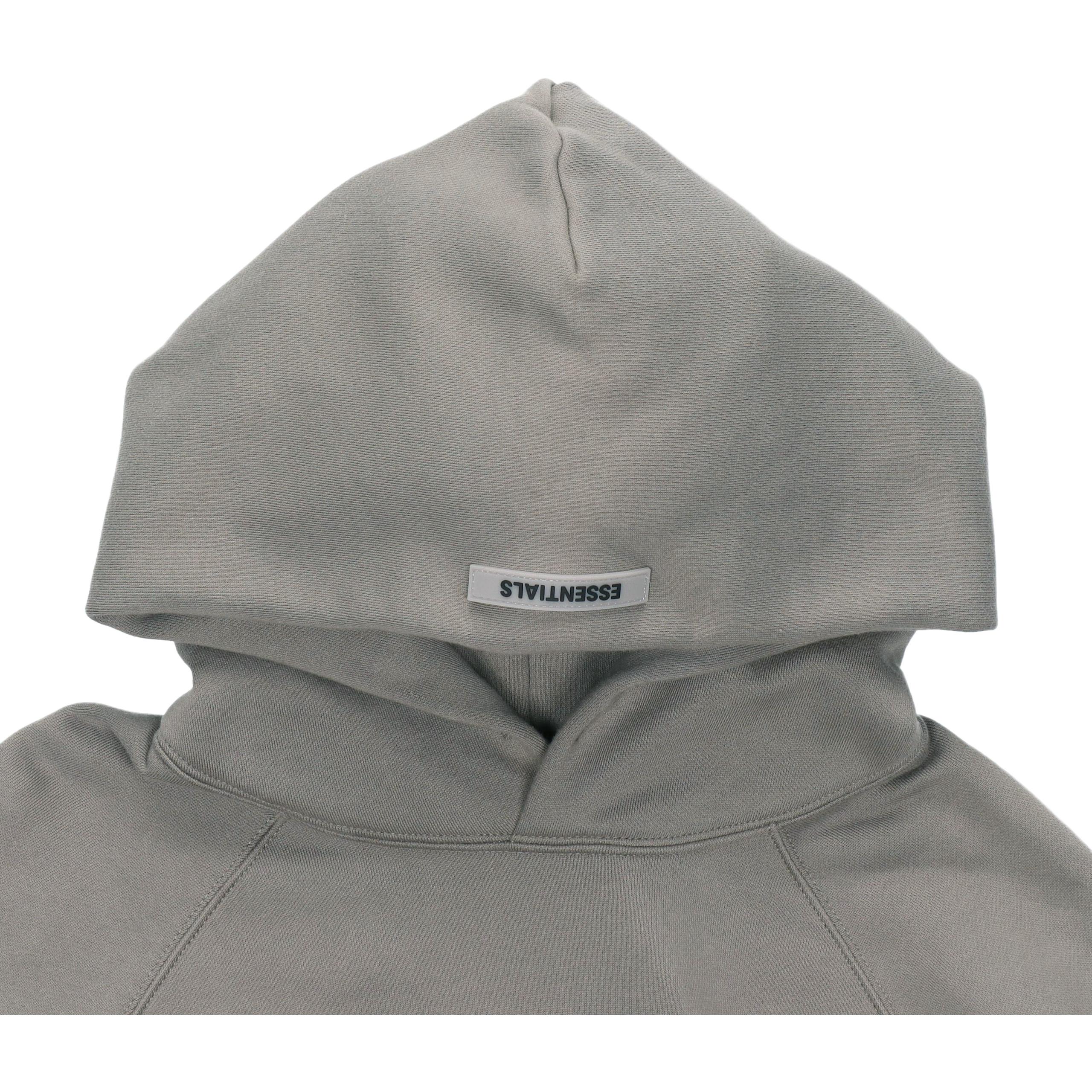 Худи Fear of God Essentials FW20 3D Silicon Applique Pullover Hoodie (угольно-серый) — фото 3