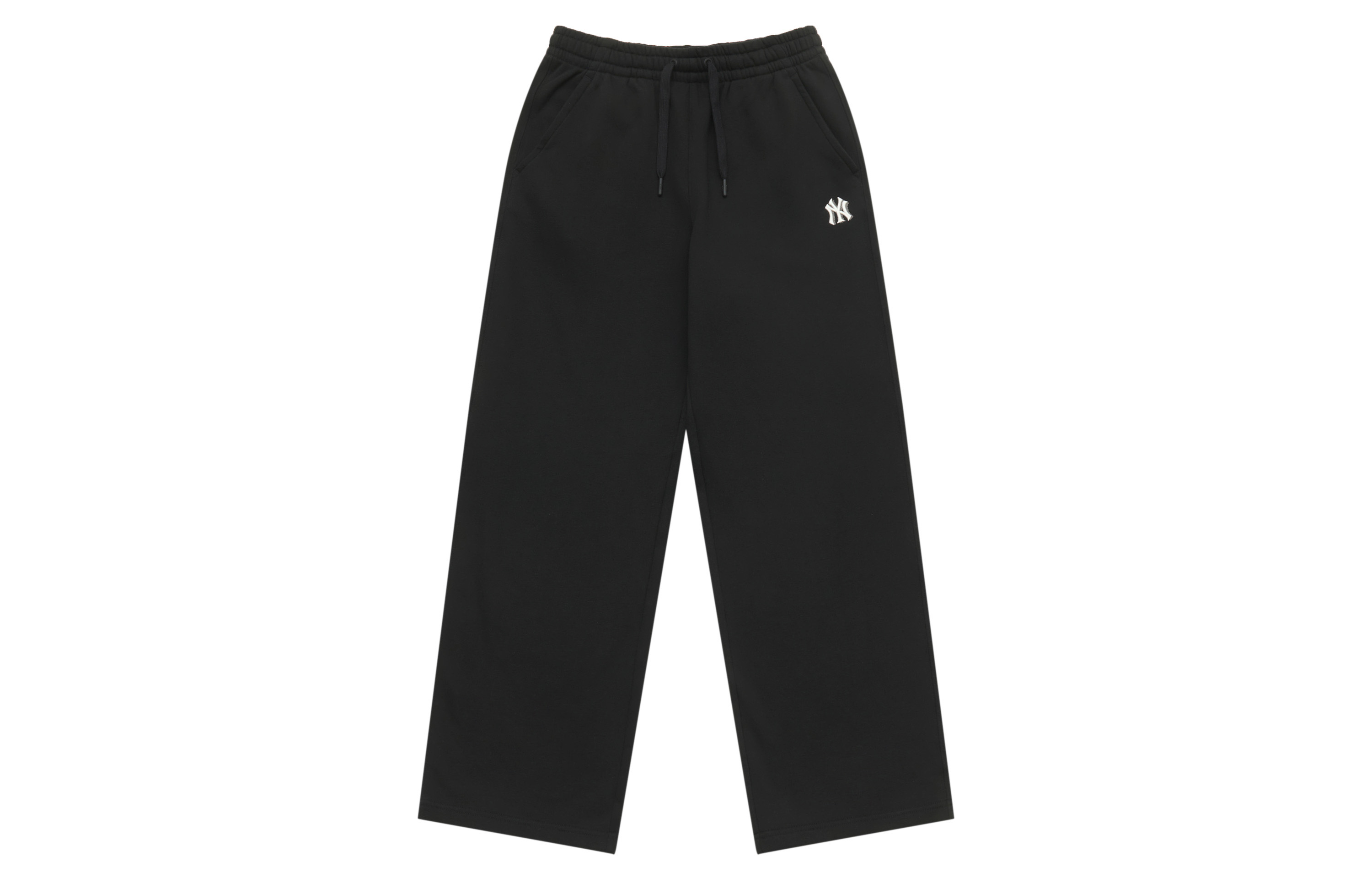 MLB Base fashionable classic trend comfortable knitted black trousers for men and women, oversize, with your logo imprint