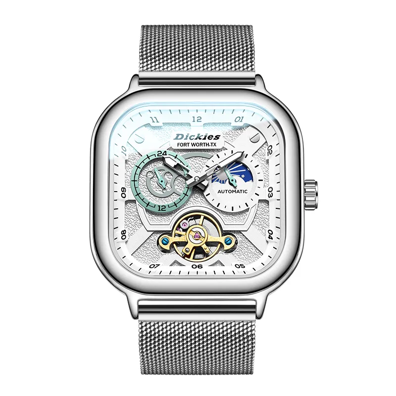 Dickies Wrist Watches Mechanical Movement White Dial Unisex Box Limited Edition