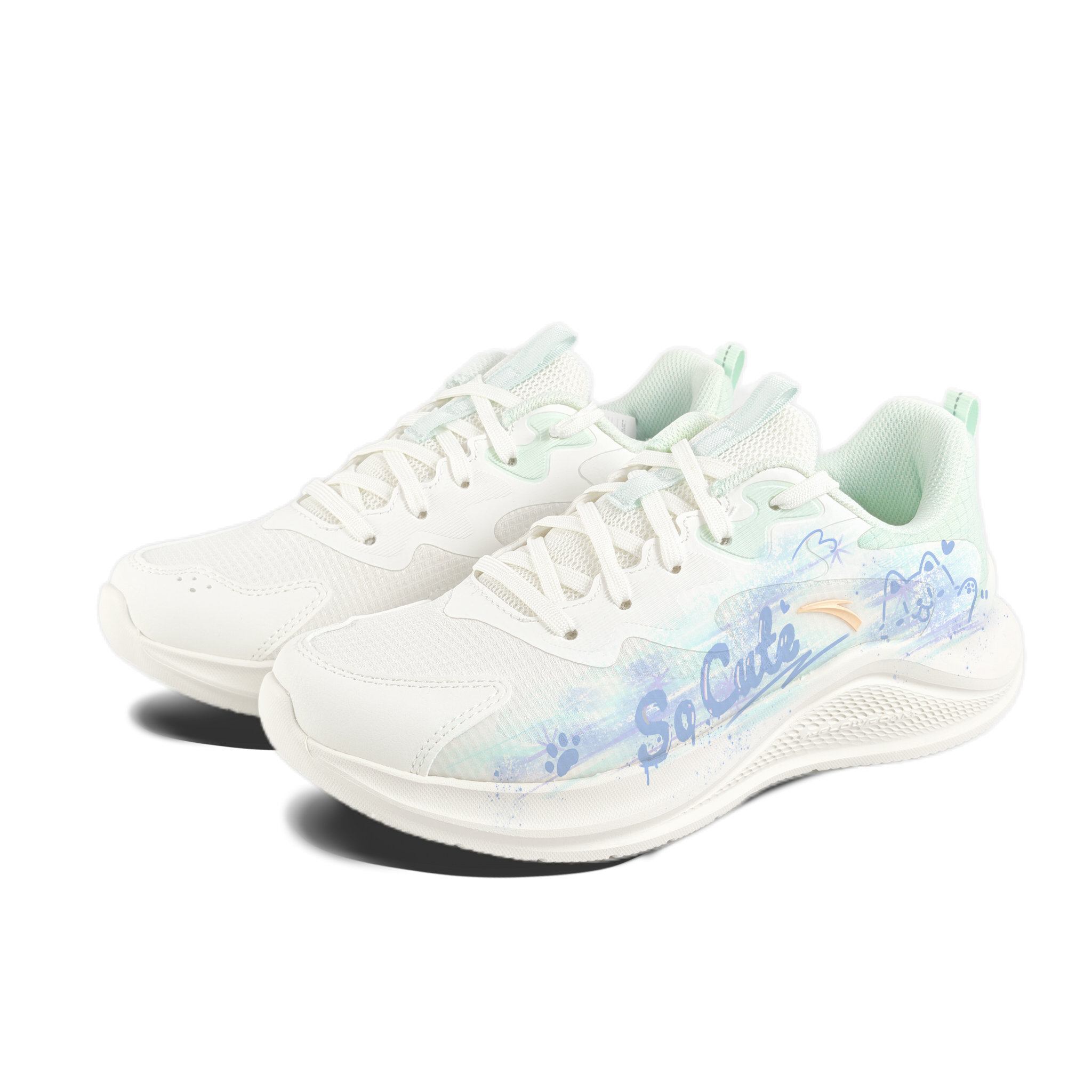 Anta Cushioning Slip Resistant Abrasion Resistant Cushioning Slip Resistant Abrasion Resistant Low top Casual Sprint