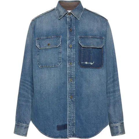 Maison Margiela Flap Pocket Denim Shirt