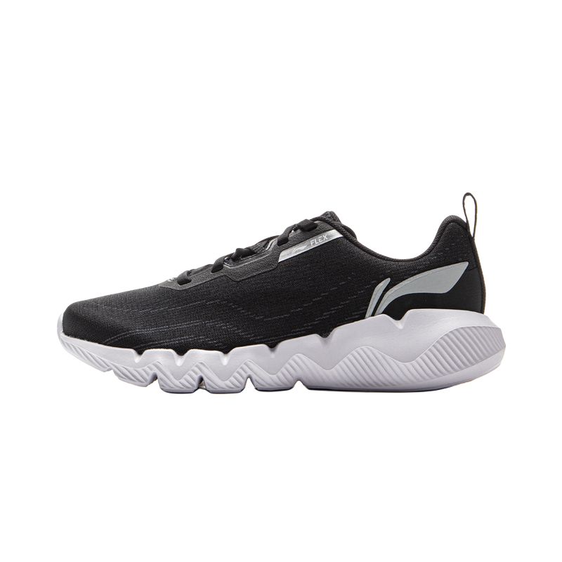 Li Ning Cushioning Breathable Abrasion Resistant Low top Casual Running Shoes Women’s Black