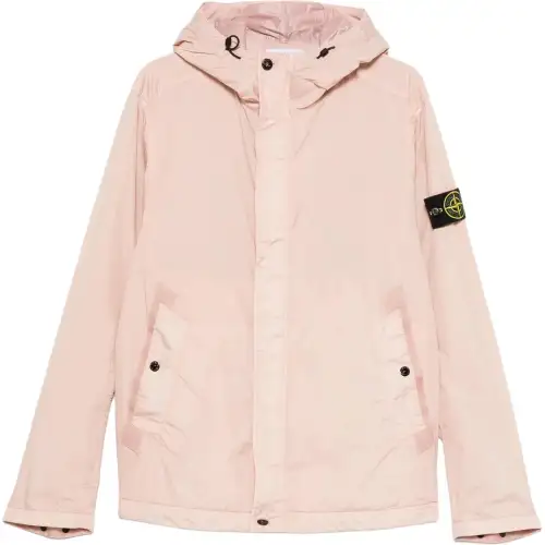 STONE ISLAND Jackets & Coats Men's Pink