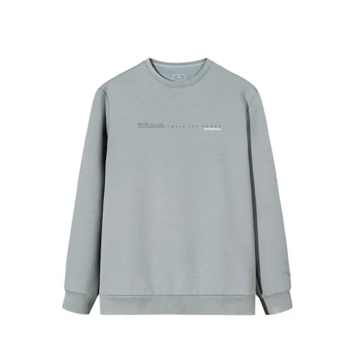 Anta Sweatshirt Men's Bright Blue Green