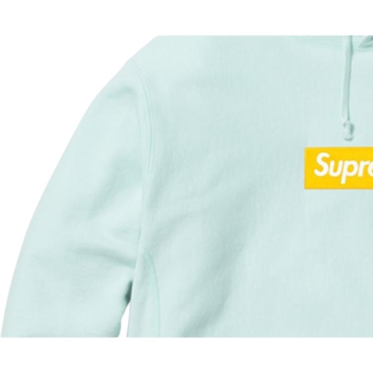 Худи Supreme FW17 Box Logo Hooded Sweatshirt Ice Blue Bogo (небесно-голубой) — фото 2