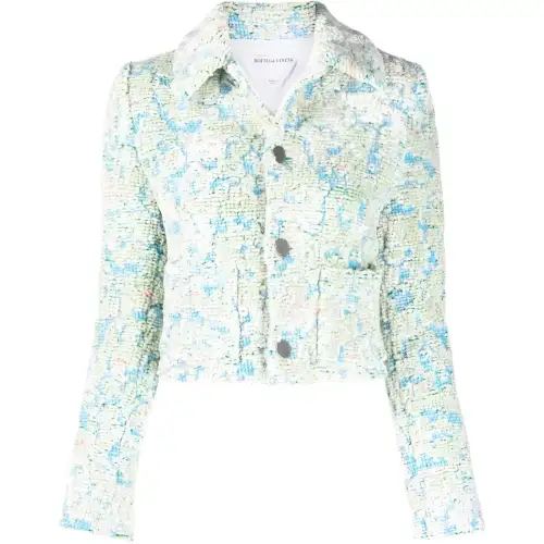 Bottega Veneta SS22 Cropped Coat Women's Green