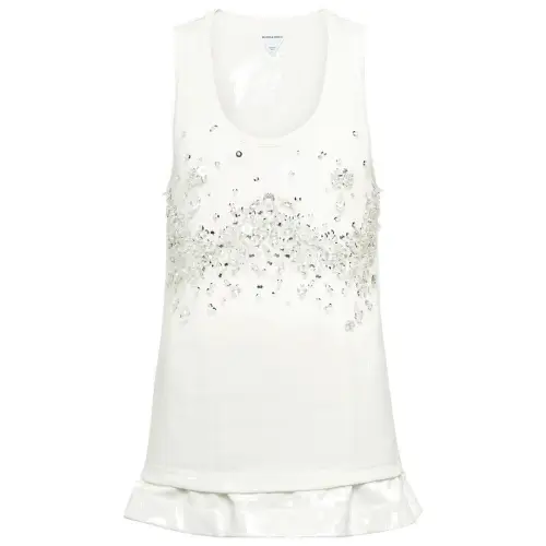 Bottega Veneta Sequins Embellished Tank Top