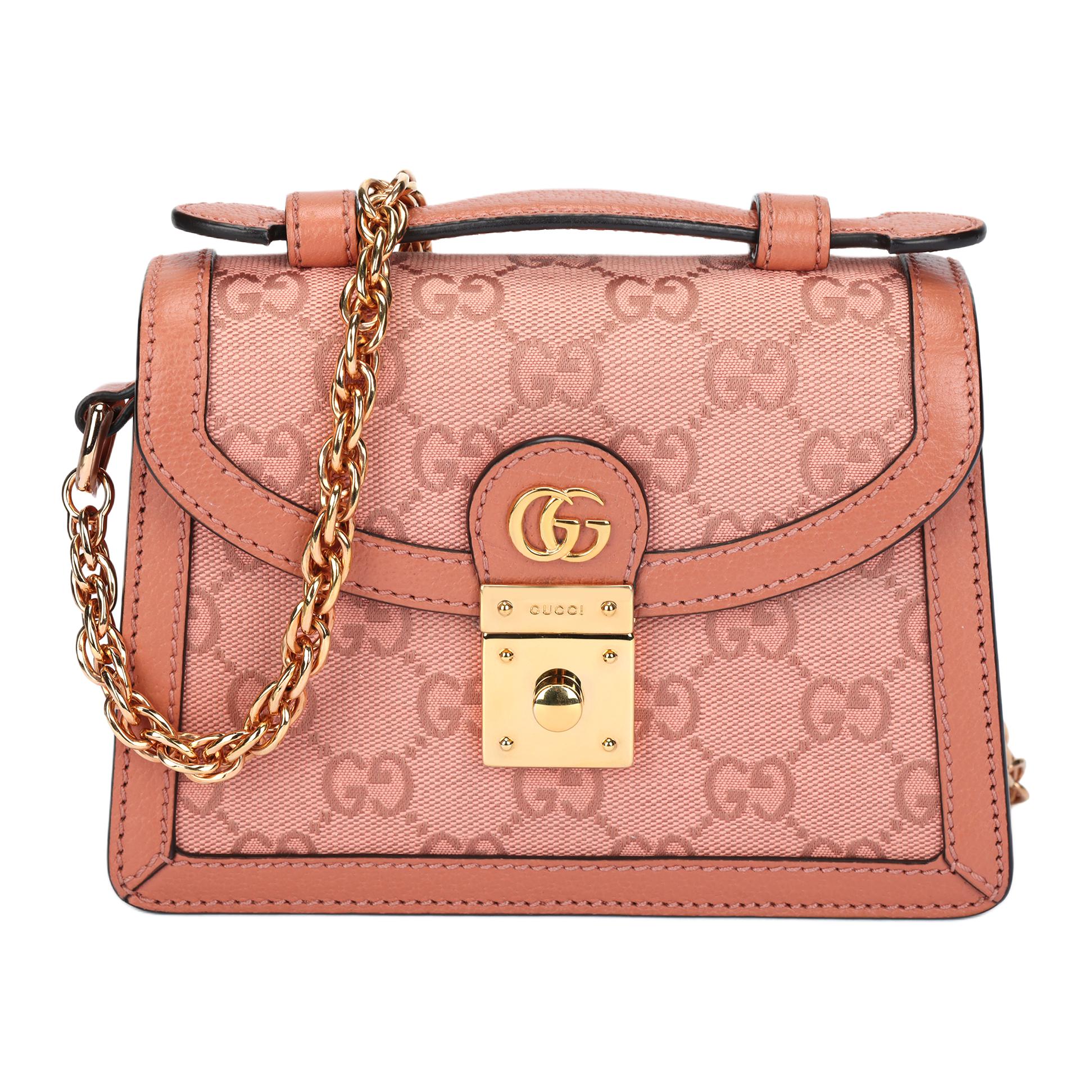 Женская сумка Gucci Ophidia (розовая)